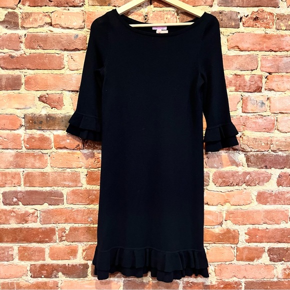 Lilly Pulitzer Dresses & Skirts - Lilly Pulitzer Helena Dress 100% Merino Wool Black Size Small
